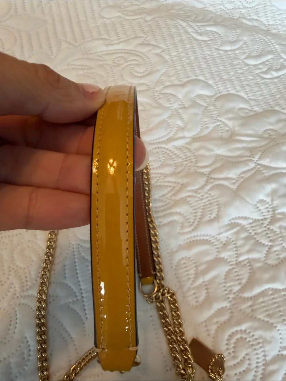 Coach Patent Leather Crossbody Klare